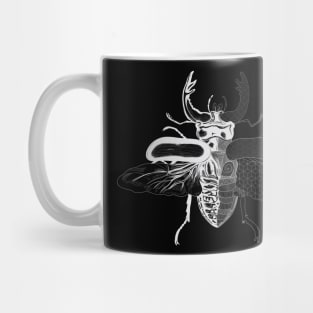 Geometric Beetle Clear Mug